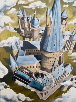 „Ronalde Weasley! Jak to, žes ukradl to auto?! Jsem naprosto znechucená! Tvého otce čeká vyšetřování v práci a je to jenom...